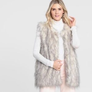 Faux fur vest